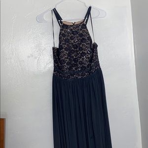 NIGHTWAY Slate Gray Prom Dress Sz 4 (FITS 10)